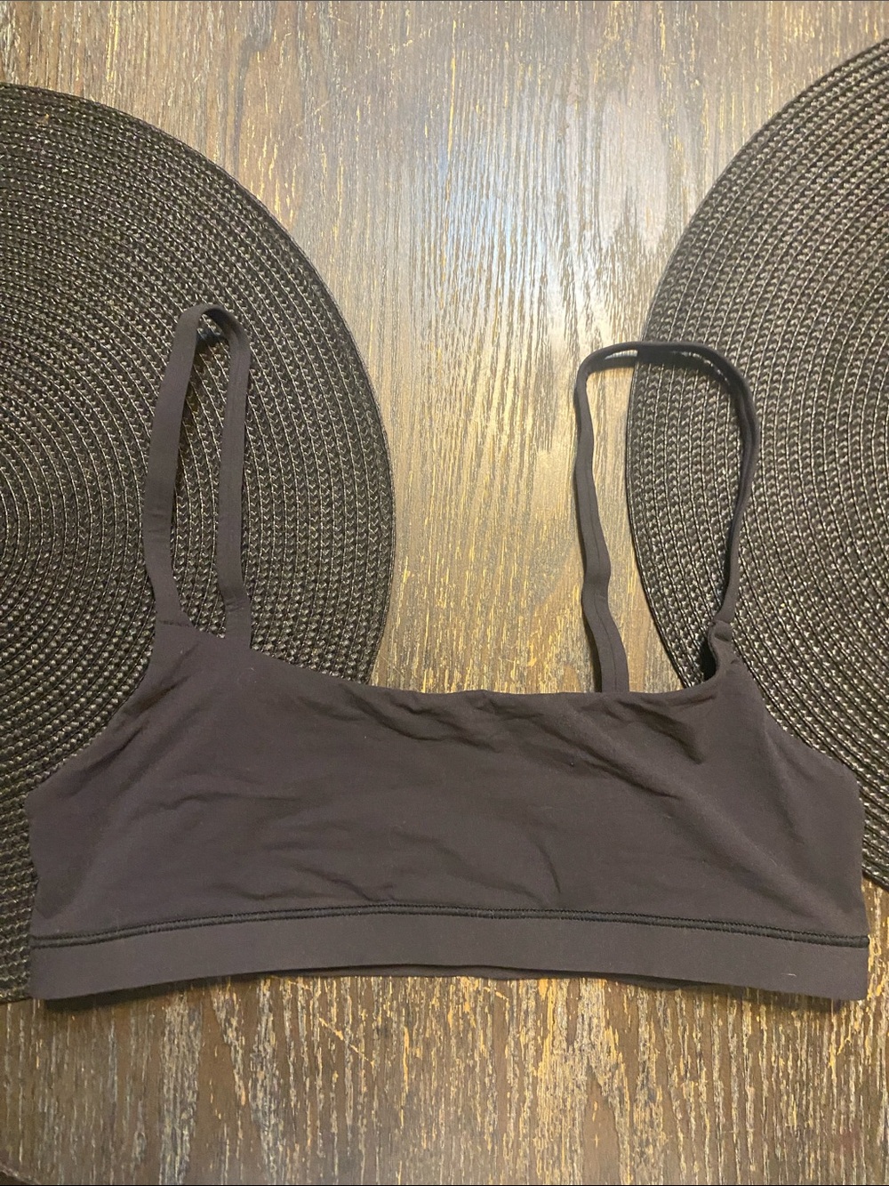 SKIMS Black scoop Bralette small onyx